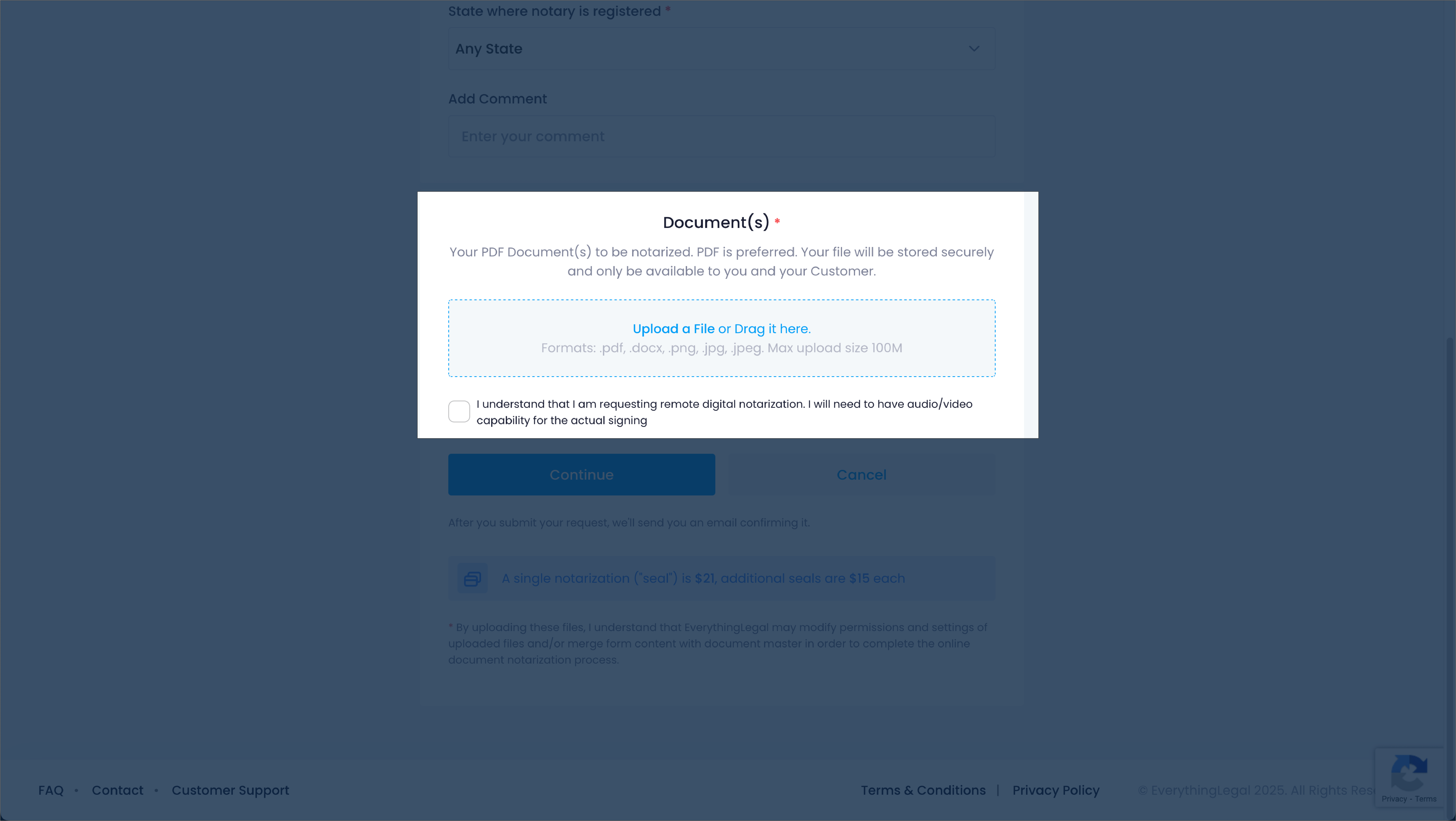 Upload Documents