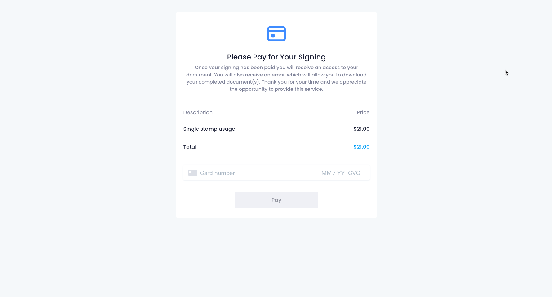 Payment