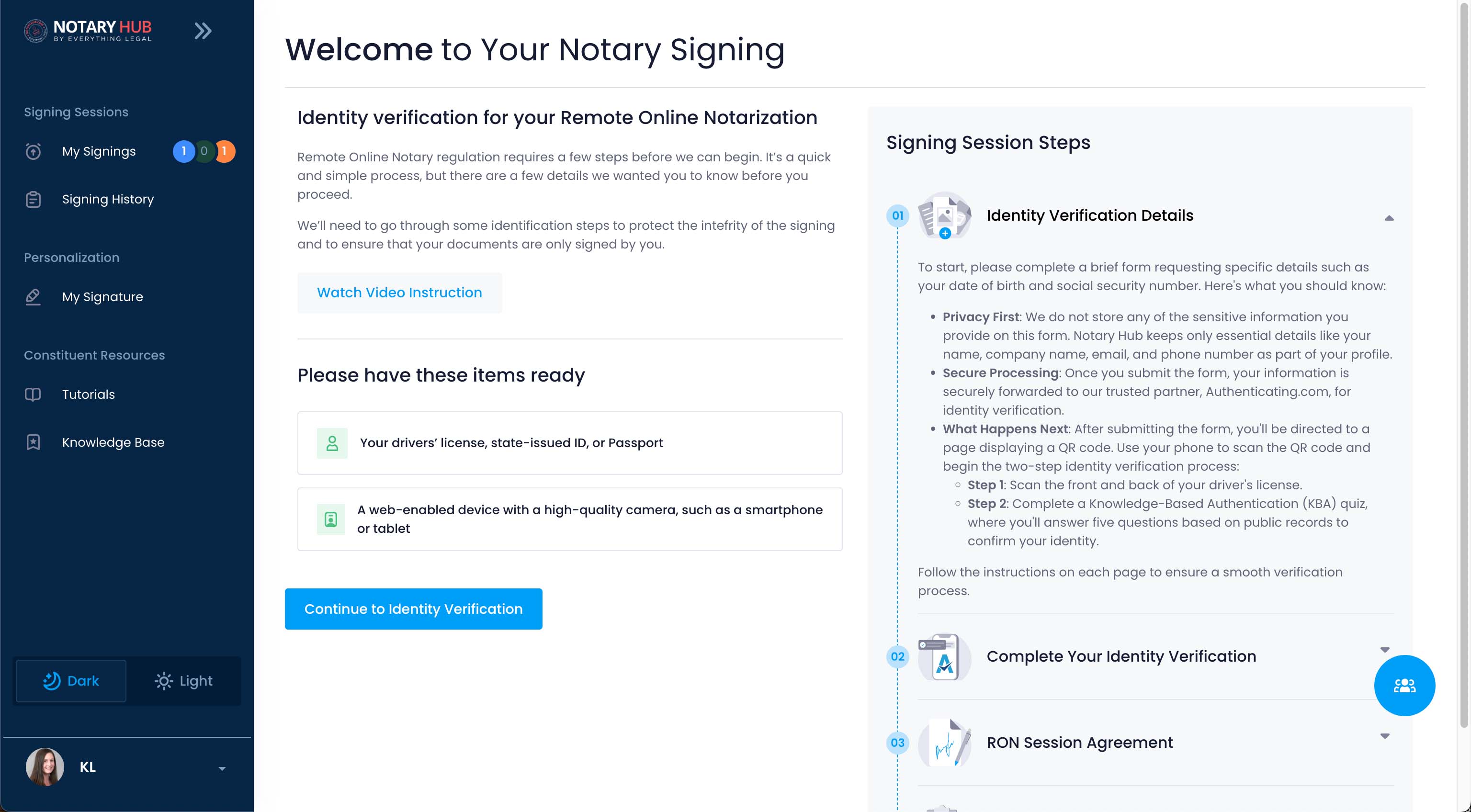Welcome to Your Notary Signing