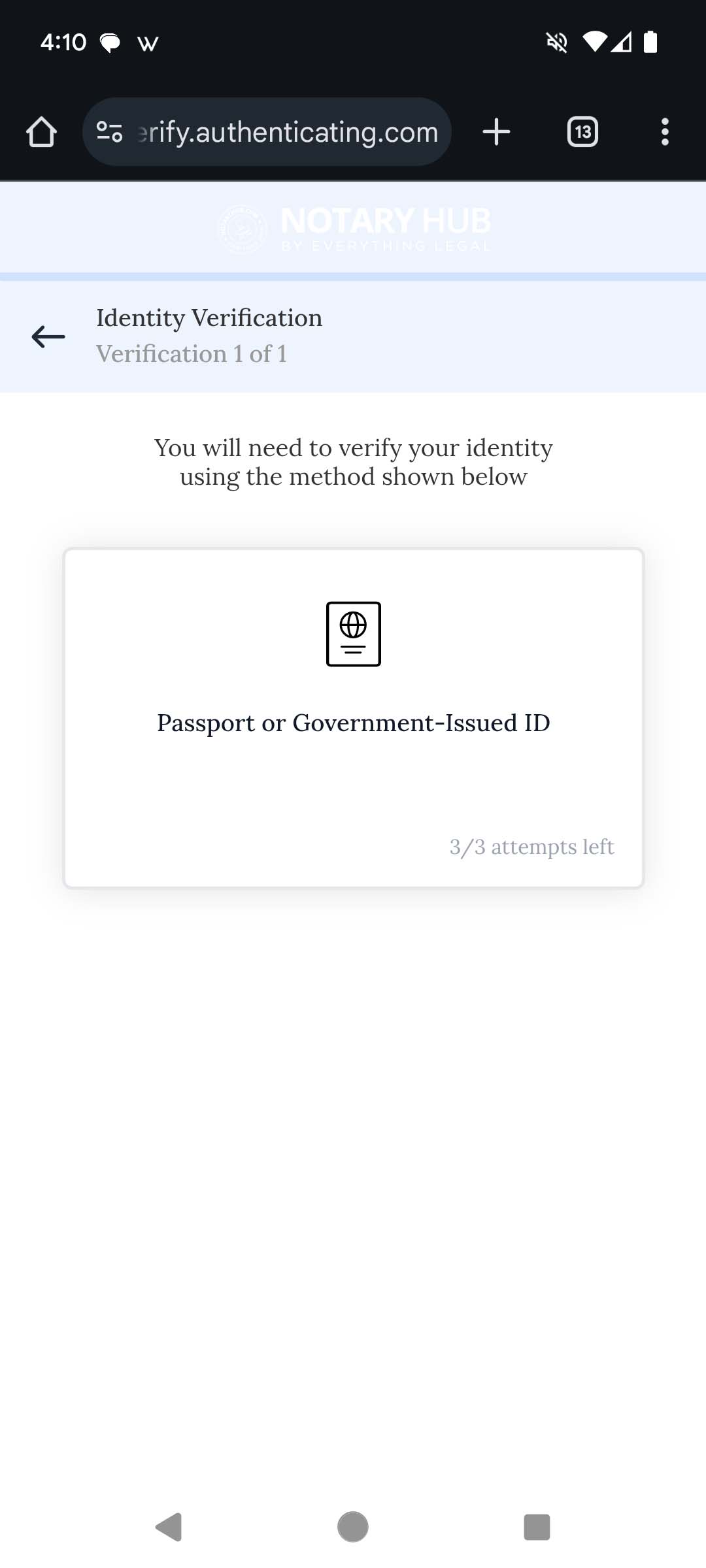 Passport or ID