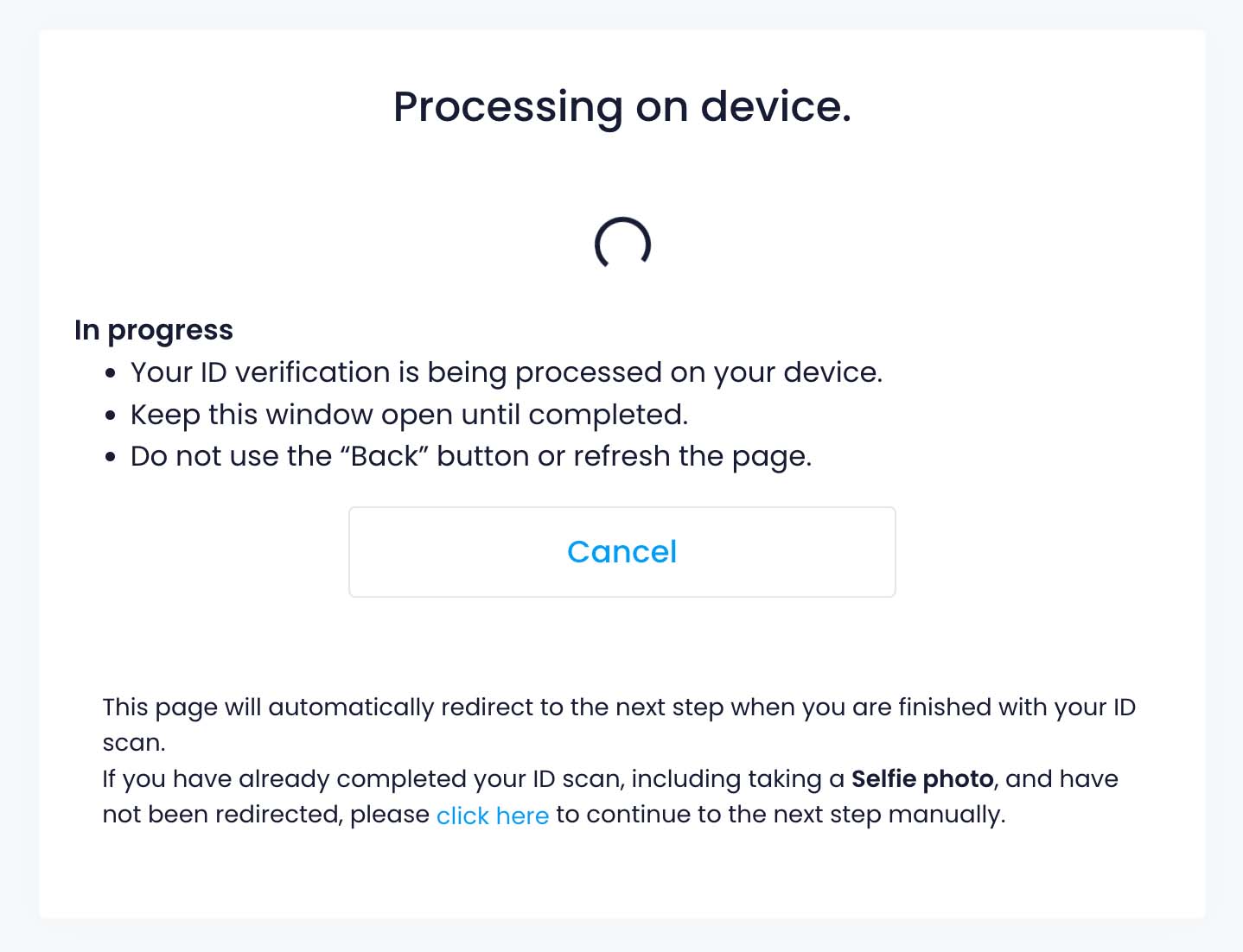 Processing on Device