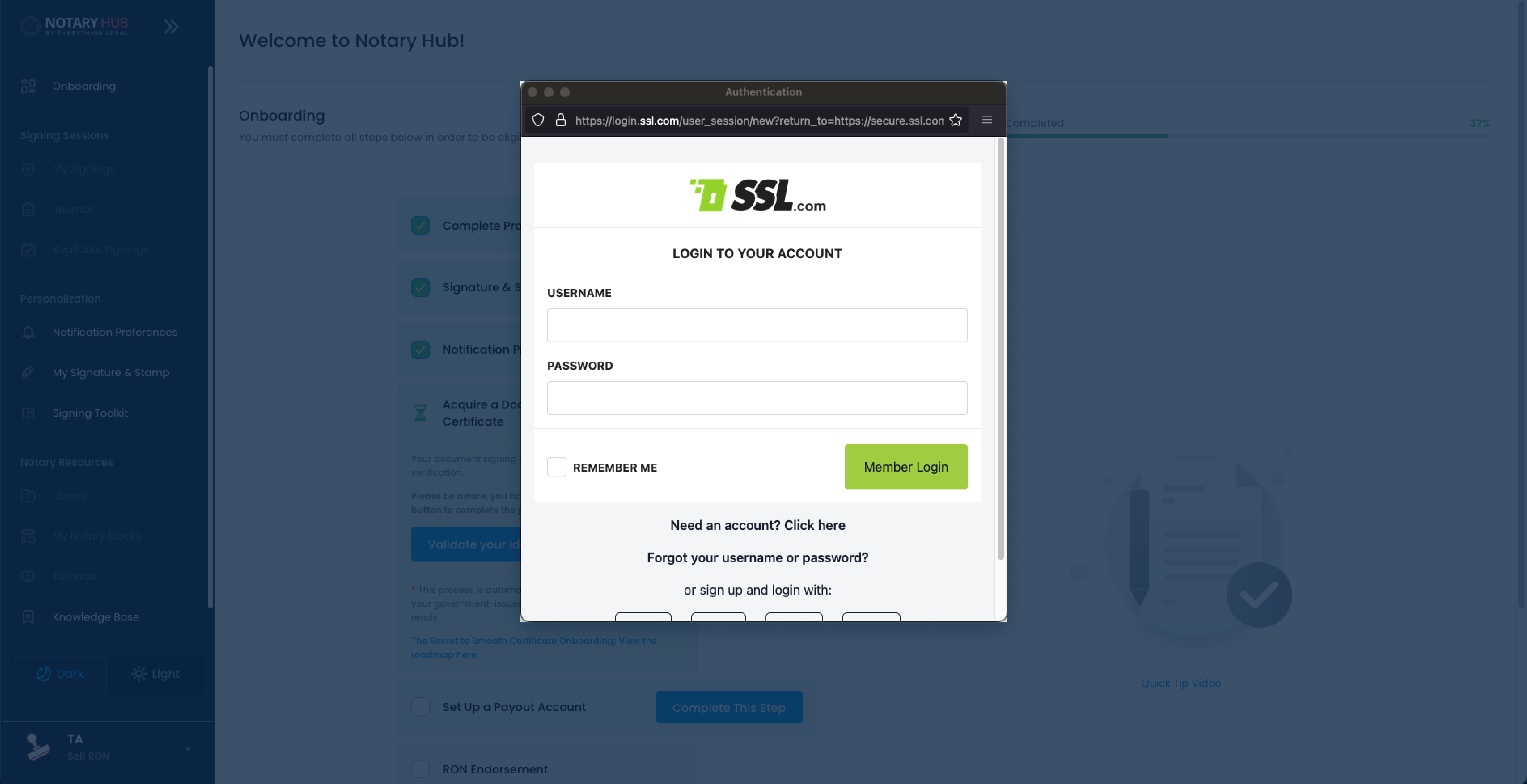 SSL Login