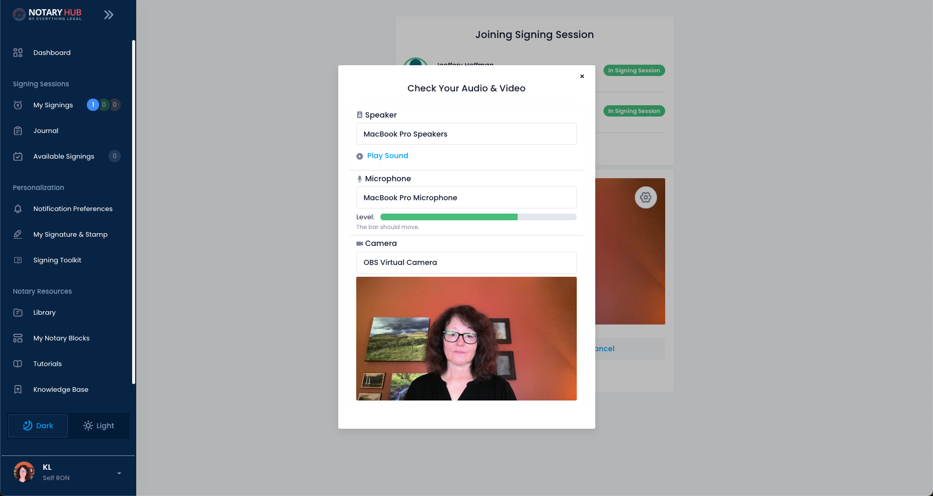 Audio and Video Settings