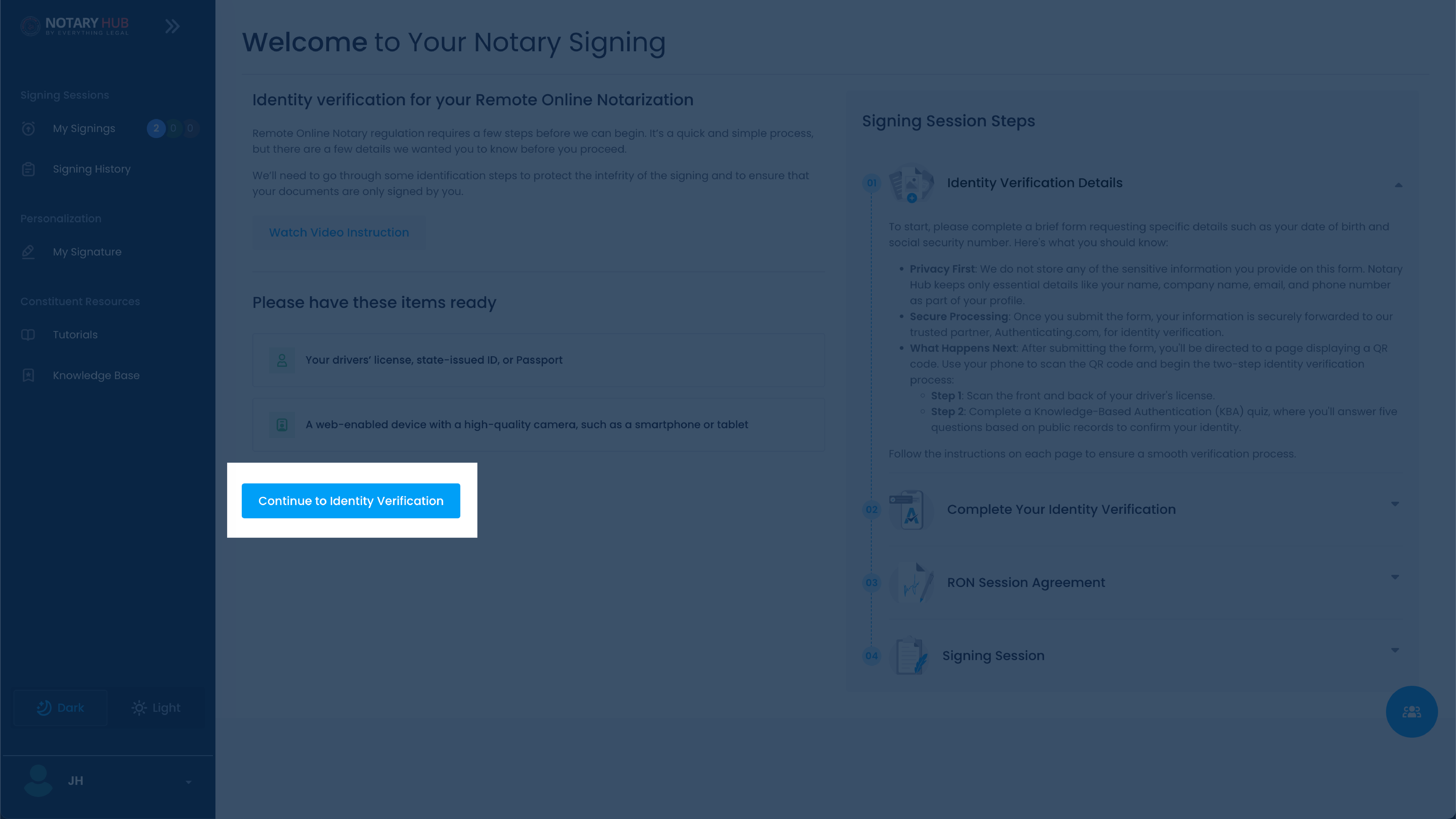 Authentication