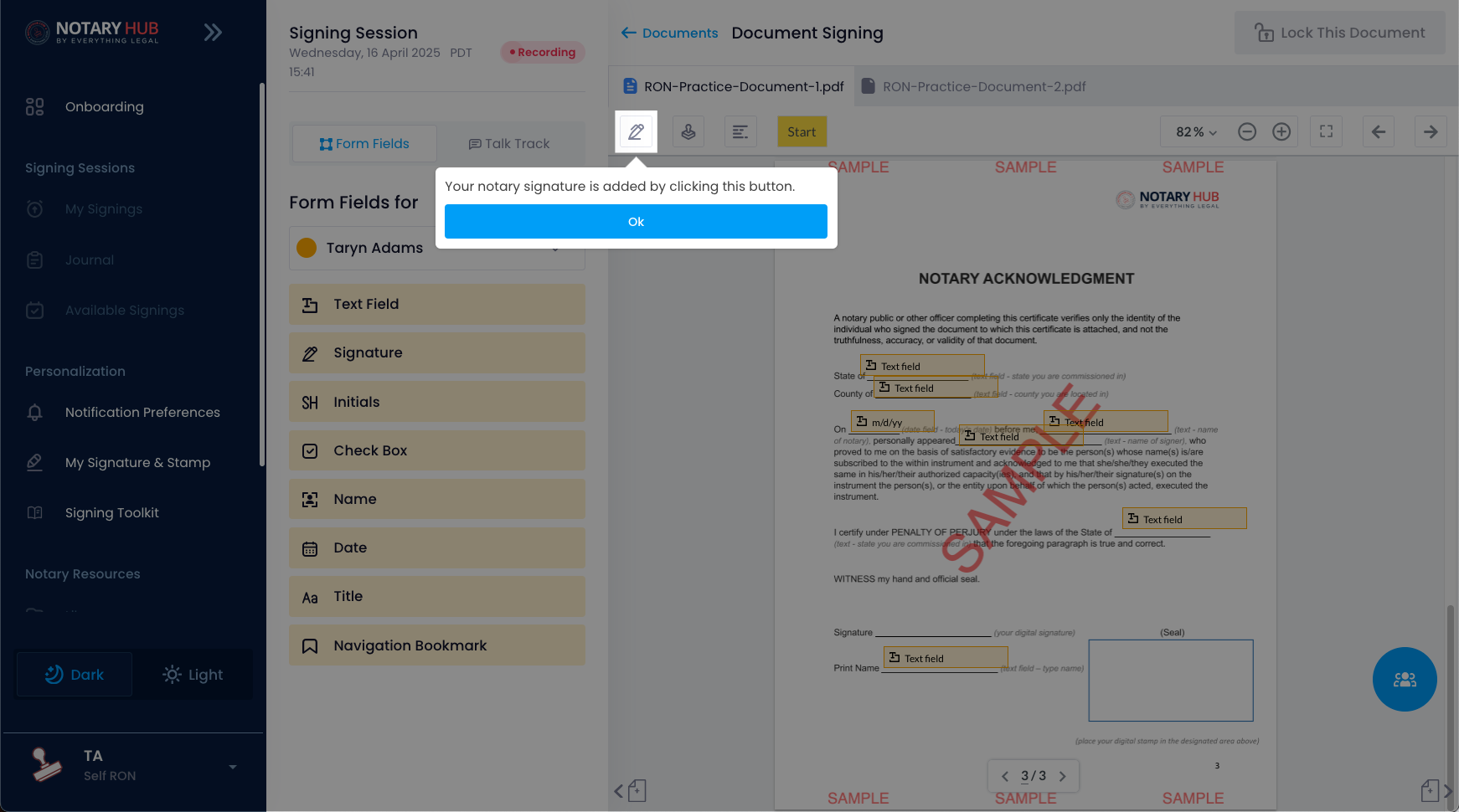 Notary Signature
