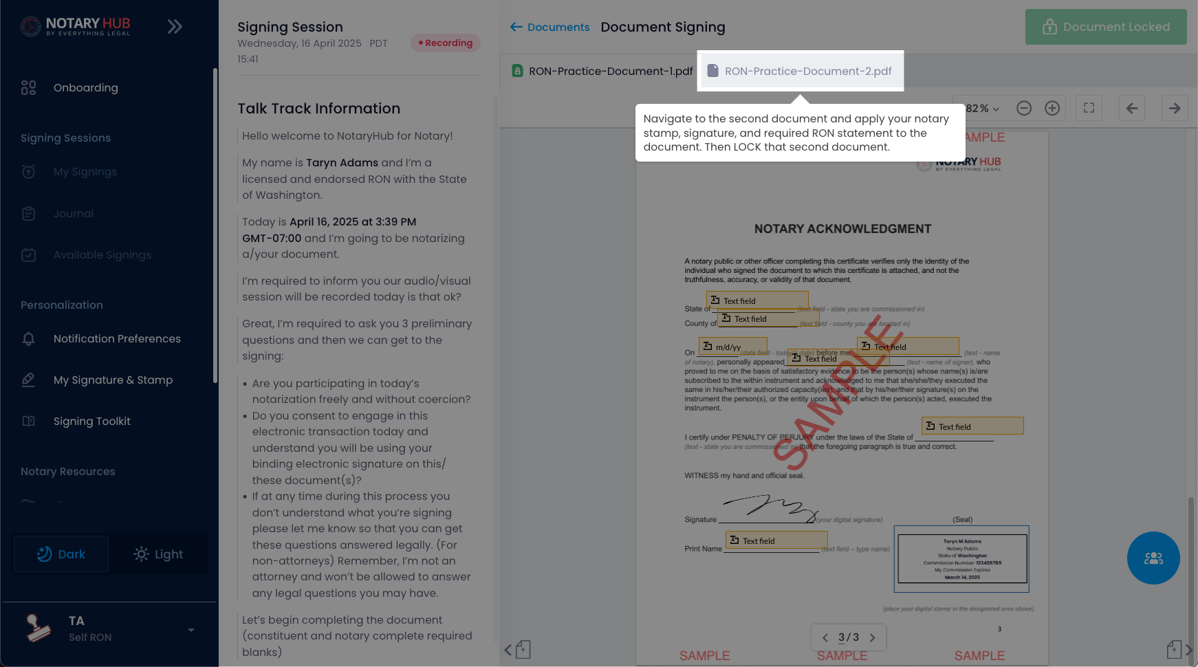 Second Sample Document