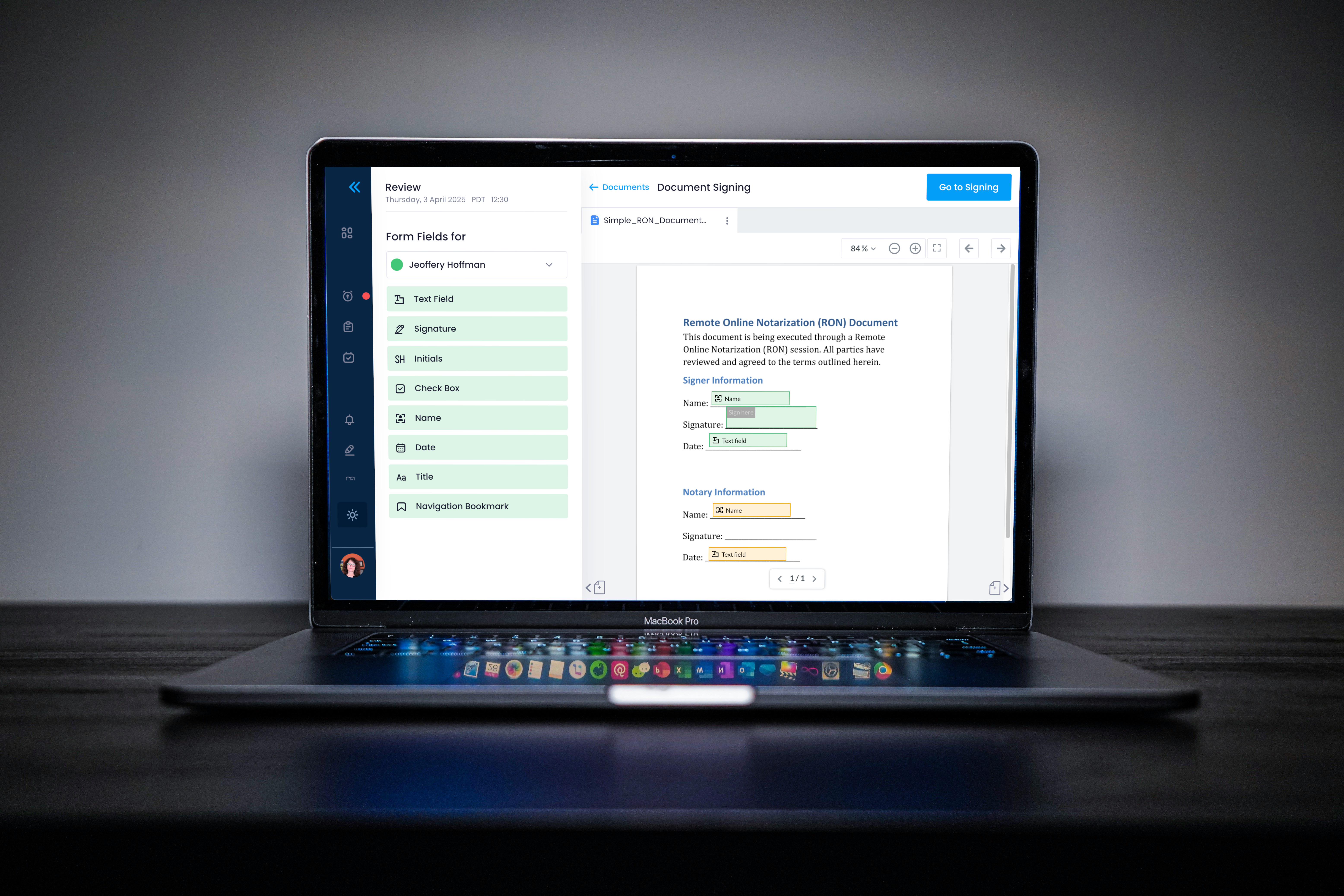 Managing Fields in a Document