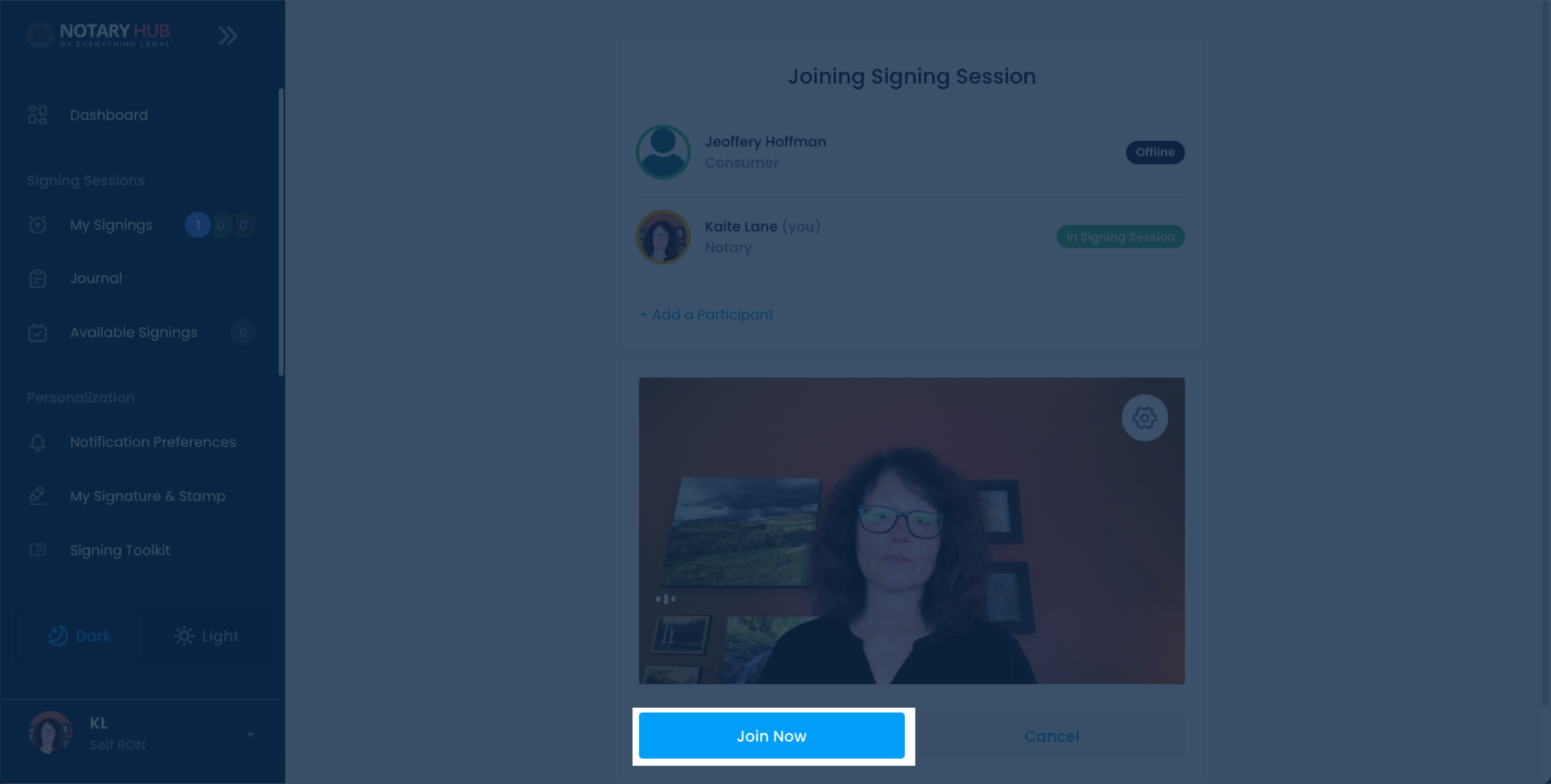 Join Signing Session