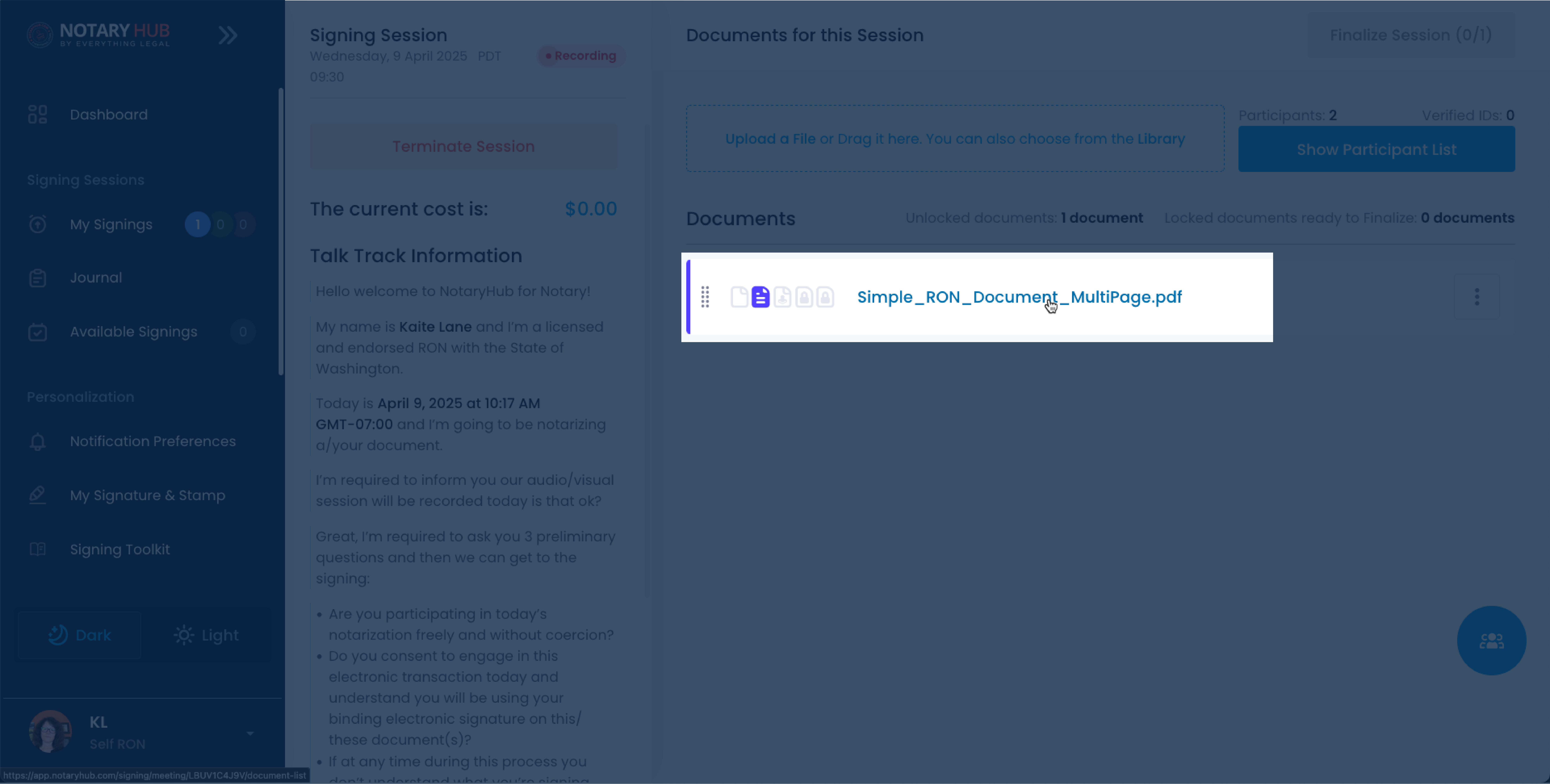 Document Select