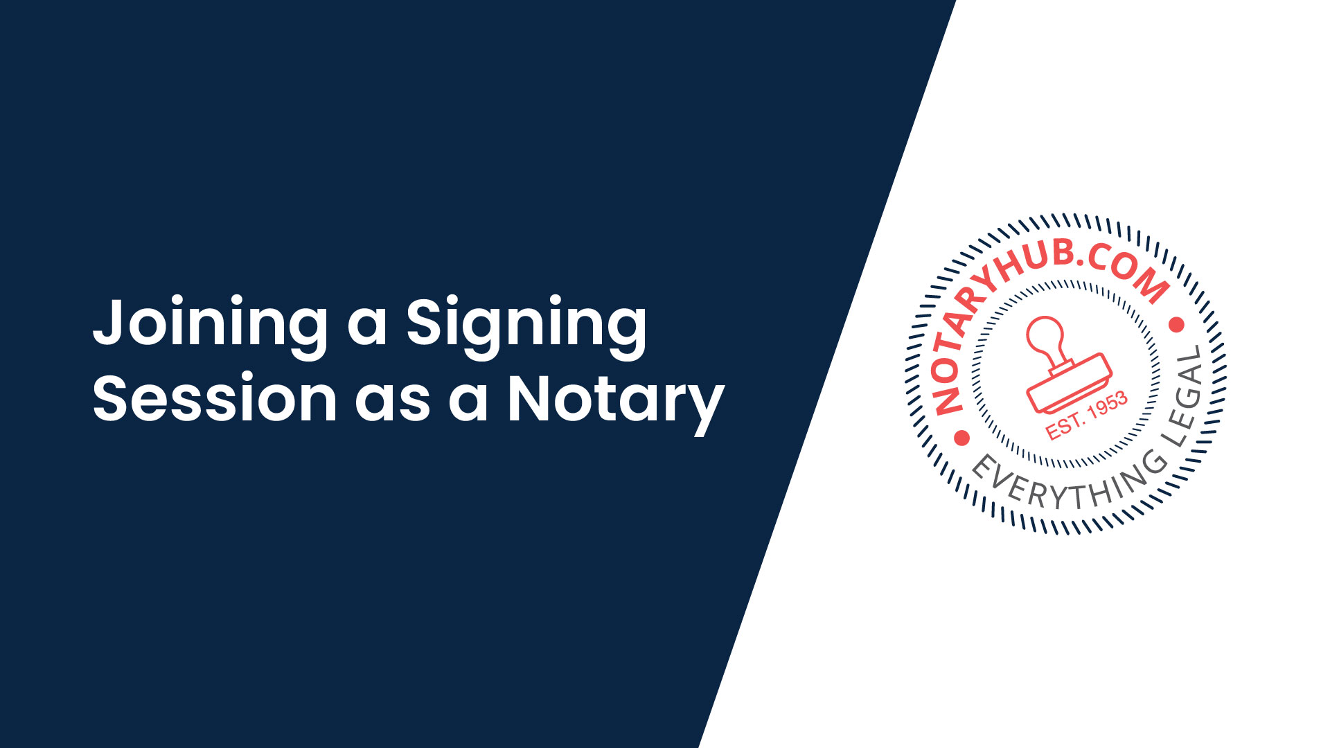 Joining a Signing Session as a Notary