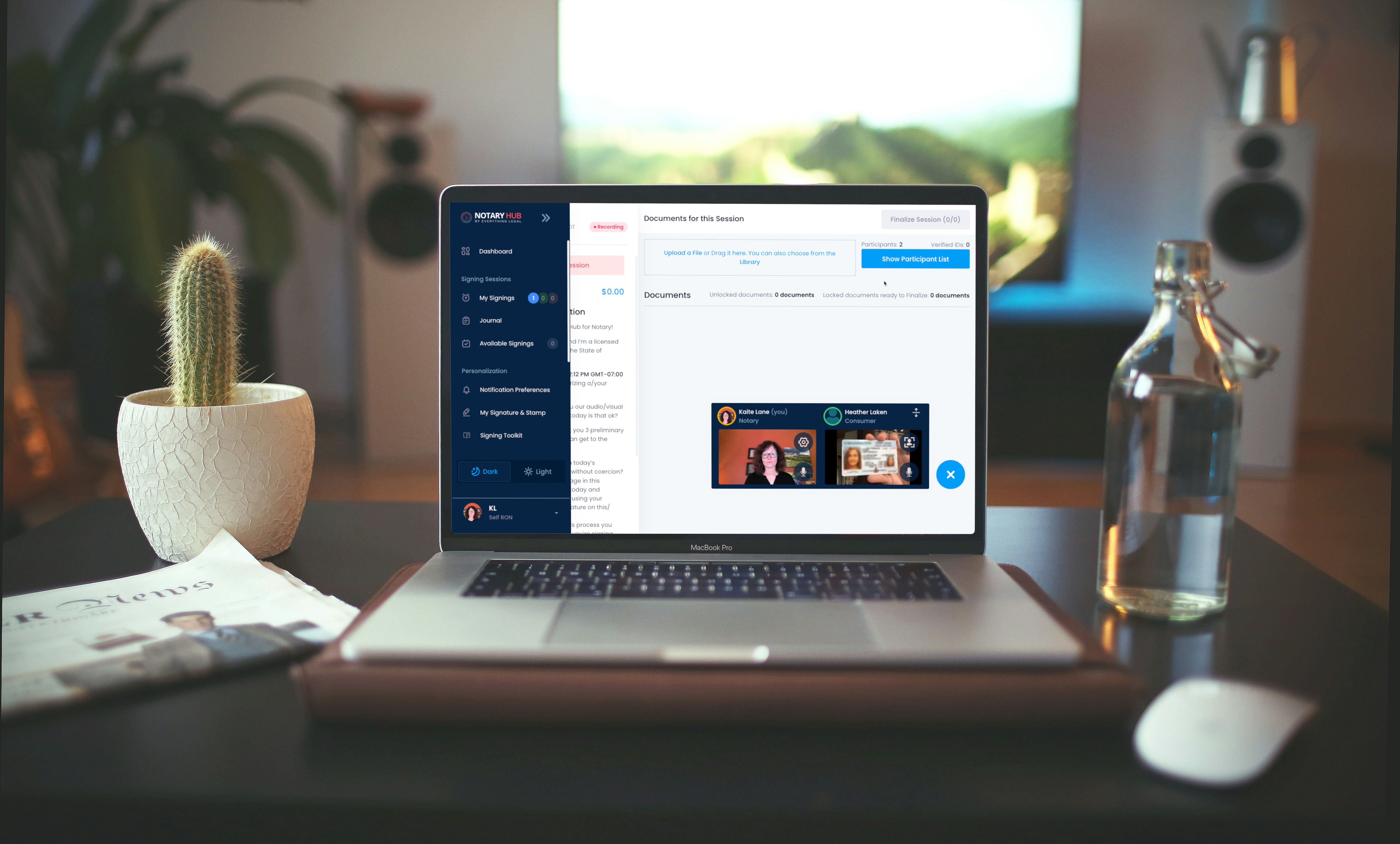 Take a Screen Capture in a Video Session