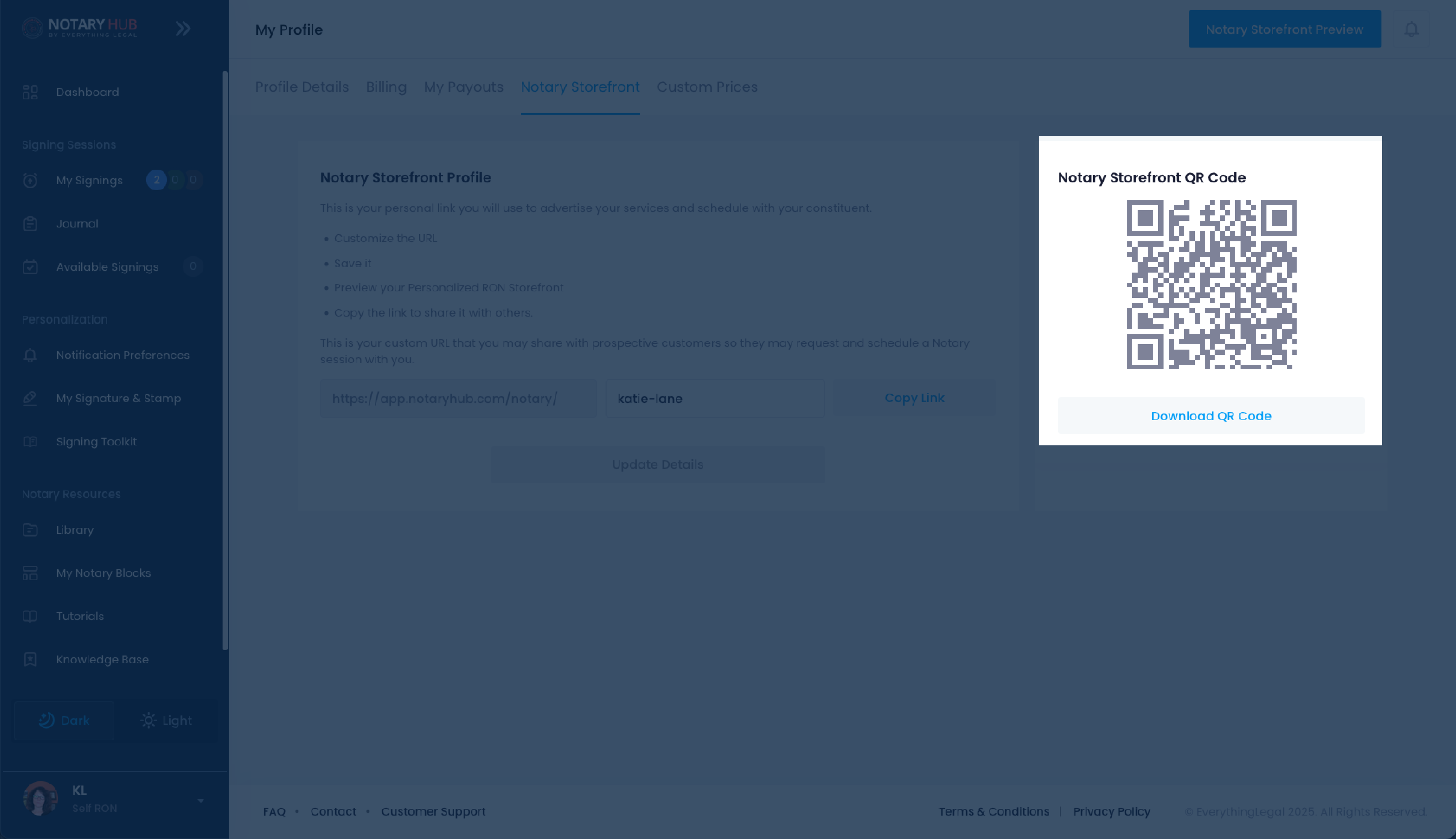 Profile QR Code