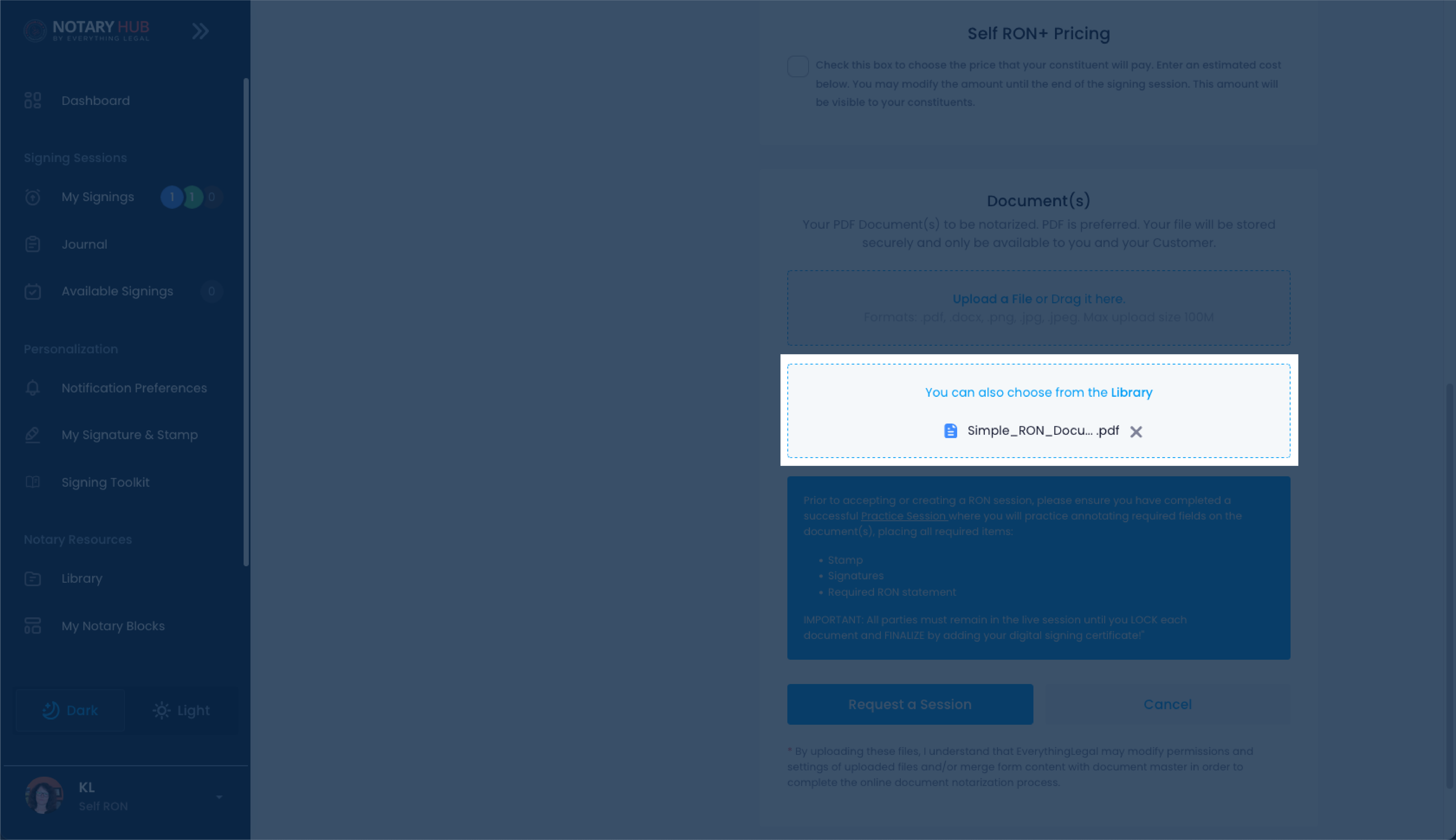 Document Uploaded