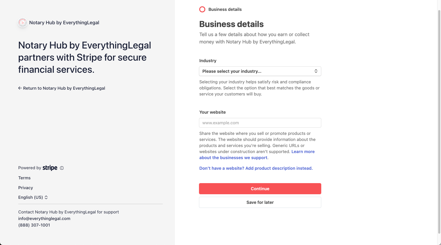 Business details