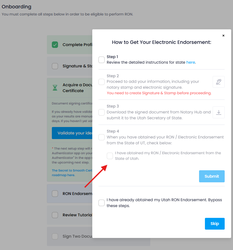 Example of Notary digital seal & signature file preparation