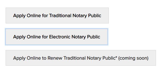 NY Online Notary Application
